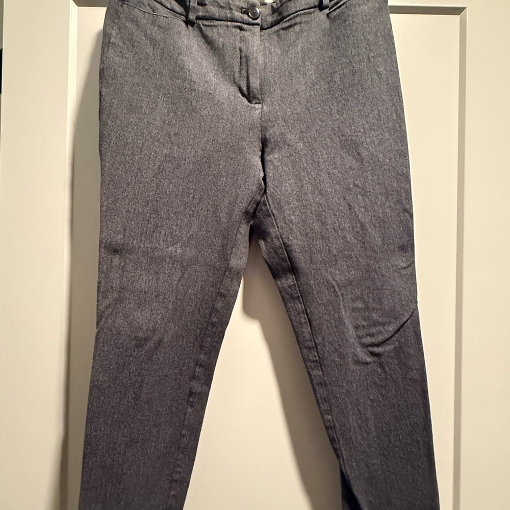 LOFT Charcoal Curvy Fit Trousers